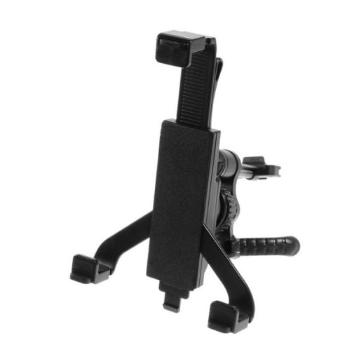 GIGAPACK Autós tartó szellőzőre, 7-12" méret, FEKETE