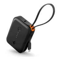   SPIGEN EA3010BT vésztöltő USB+Type-C aljzat 10000mAh, LED jelzés + fix Type-C kábel, FEKETE
