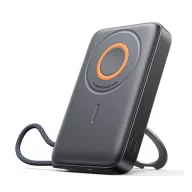   JOYROOM vésztöltő Type-C aljzat 10000mAh, kitámasztó + fix Type-C kábel, FEKETE