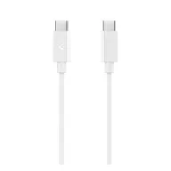   SPIGEN ESSENTIAL EB6010CC adatkábel Type-C - Type-C, 100cm, FEHÉR