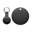 XIAOMI YEELIGHT YEETAG bluetooth nyomkövető kulcstartóra, valós idejű nyomkövetés + bőrtok, FEKETE
