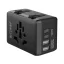 BLITZWOLF BW-TA1 utazó töltő 2 USB+2 Type-C aljzat 20W, AU, FEKETE