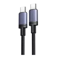 UGREEN L532 adatkábel Type-C - Type-C, 50cm, SÖTÉTSZÜRKE