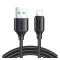 iPhone 14 Plus / 14 Pro Max / 14 Pro JOYROOM S-A09 adatkábel USB - lightning, 100cm, FEKETE