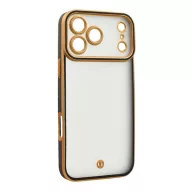   iPhone 17 Pro GIGAPACK Szilikon telefonvédő ütésállóság, kameravédő, ARANY/FEKETE