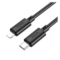   HOCO X88 adatkábel (Type-C - lightning, 27W, PD gyorstöltő, 200cm) FEKETE
