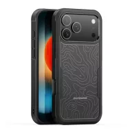   iPhone 17 Pro DUX DUCIS SHLD defender szilikon telefonvédő erős ütésállóság, terep minta, FEKETE