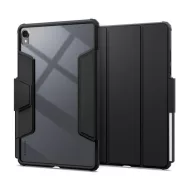   Samsung Tab S11 5G / Tab S11 WIFI SPIGEN AIR SKIN PRO tok álló, ECO bőr hatású aktív FLIP, ceruza tartó, FEKETE