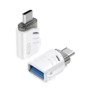 XO adapter USB aljzat - Type-C, OTG, FEHÉR