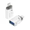 iPhone 14 Plus / 14 Pro Max / 14 Pro XO adapter USB aljzat - lightning, OTG, FEHÉR