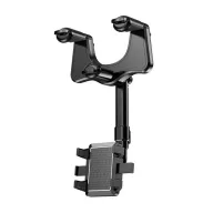   XO C115 autós tartó visszapillantó tükörre, 5-6.9" méret, FEKETE