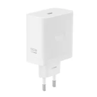   REALME SUPERVOOC hálózati töltő USB aljzat 120W, PD gyorstöltő 3.0, FEHÉR