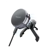   SPIGEN ESSENTIAL PELTIER EV25MFAQ autós tartó szellőzőre, Qi2, FEKETE