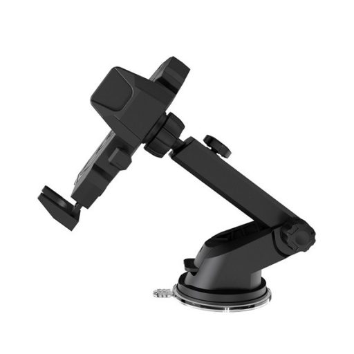 XO C76 autós tartó műszerfalra, 4-7" méret, FEKETE