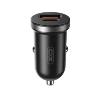   XO CC56 autós töltő USB+Type-C aljzat 30W, PD gyorstöltő, FEKETE