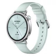   XIAOMI Watch S4 41mm okosóra fluorgumi szíj, vízálló, MENTAZÖLD