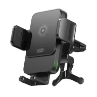 XO WX041 autós tartó szellőzőre, 7" méret, FEKETE