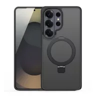   Samsung S26 Ultra DUX DUCIS YIND szilikon telefonvédő ütésállóság, kitámasztó, FEKETE