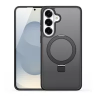   Samsung S26 Plus DUX DUCIS YIND szilikon telefonvédő ütésállóság, kitámasztó, FEKETE