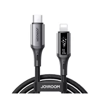   iPhone 14 Plus / 14 Pro Max / 14 Pro JOYROOM STARFLIGHT A60 adatkábel Type-C - lightning, 120cm, FEKETE