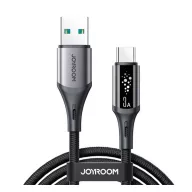 JOYROOM STARTALK adatkábel USB - Type-C, 120cm, FEKETE
