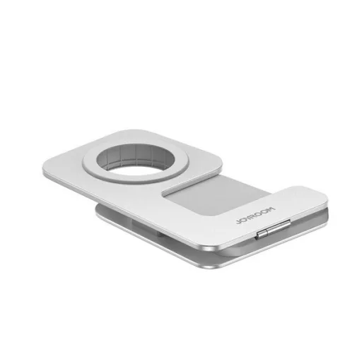 iPhone 17e / 16e / 16 Pro Max JOYROOM asztali töltőállvány wireless, összehajtható, EZÜST
