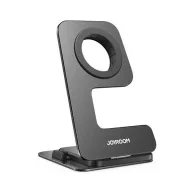   iPhone 17e / 16e / 16 Pro Max JOYROOM asztali töltőállvány wireless, összehajtható, FEKETE