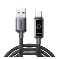JOYROOM STARFLIGHT adatkábel USB - Type-C, 120cm, FEKETE