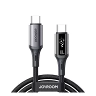 JOYROOM STARTALK adatkábel Type-C - Type-C, 120cm, FEKETE