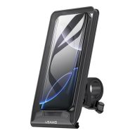   USAMS ZJ083 kerékpáros és motoros telefontartó kormányra rögzíthető, 4.7-7.2" méret, FEKETE