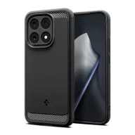   Xiaomi 15T SPIGEN RUGGED ARMOR szilikon telefonvédő ütésállóság, karbon minta, FEKETE