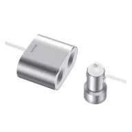 BASEUS szivargyújtó adapter elosztó, 60cm, FEKETE