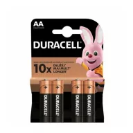 DURACELL tartós elem AA, alkáli, 4db/csomag
