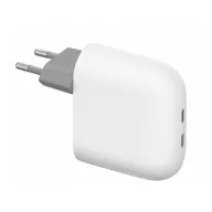   GOOGLE PIXEL FLEX hálózati töltő 2 Type-C aljzat 67W, PD gyorstöltő, FEHÉR