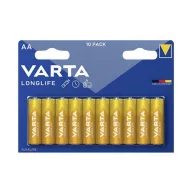 VARTA LONGLIFE tartós elem AA, lítium, 10db/csomag