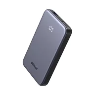   UGREEN PB507 vésztöltő USB+Type-C aljzat 10000mAh, LED kijelző, SÖTÉTSZÜRKE