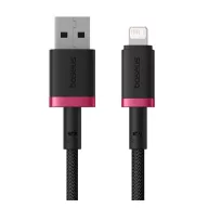   iPhone 14 Plus / 14 Pro Max / 14 Pro BASEUS DURA adatkábel USB - lightning, 100cm, PIROS/FEKETE