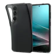   Samsung S26 SPIGEN LIQUID CRYSTAL szilikon telefonvédő ütésállóság, légpárnás sarok, SÖTÉTSZÜRKE