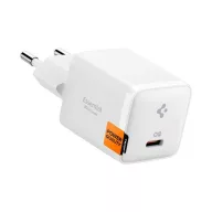   SPIGEN ESSENTIAL EE301EU hálózati töltő Type-C aljzat 30W, PD gyorstöltő 3.0, FEHÉR