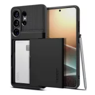   Samsung S26 Ultra SPIGEN SLIM ARMOR CS szilikon telefonvédő műanyag hátlap, légpárnás sarok, FEKETE