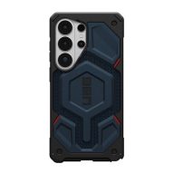   UAG MONARCH PRO szilikon telefonvédő (erős ütésállóság, textil minta, MagSafe) SÖTÉTKÉK