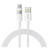 BASEUS DISPLAY II adatkábel USB - Type-C, 100cm, FEHÉR
