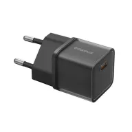   BASEUS GaN5S hálózati töltő Type-C aljzat 30W, GaN5S, FEKETE