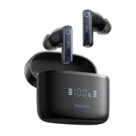   BASEUS BOWIE E30 bluetooth fülhallgató SZTEREO v5.3, LED kijelző + töltőtok, FEKETE