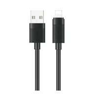   iPhone 14 Plus / 14 Pro Max / 14 Pro USAMS U94 adatkábel USB - lightning, 100cm, FEKETE