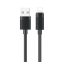 iPhone 14 Plus / 14 Pro Max / 14 Pro USAMS U94 adatkábel USB - lightning, 100cm, FEKETE