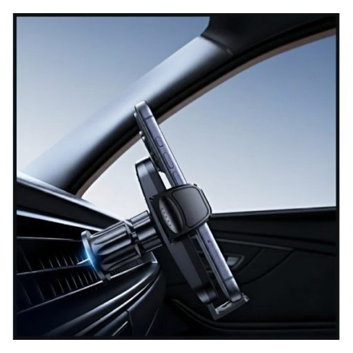 USAMS ZJ085 autós tartó szellőzőre, 4.7-7" méret, FEKETE