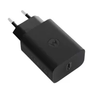   MOTOROLA MC-302 hálózati töltő Type-C aljzat 30W, PD gyorstöltő, FEKETE