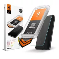   Samsung S26 Plus SPIGEN GLASS TR EZ FIT PRO HD képernyővédő üveg 2.5D, 9H + segédkeret, ÁTLÁTSZÓ