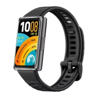   HUAWEI BAND 11 PRO okoskarkötő alumínium keret, szilikon szíj, FEKETE